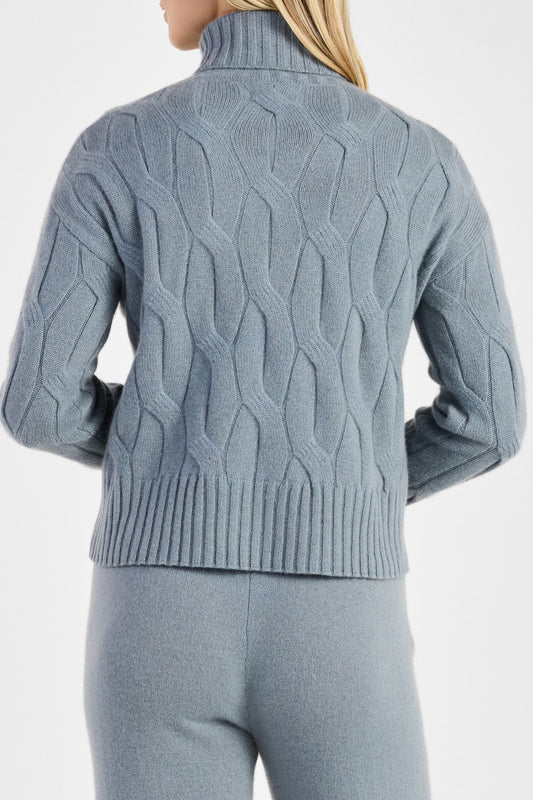 CABLE TURTLENECK