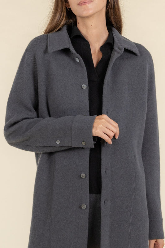 CASHMERE SHIRT JACKET