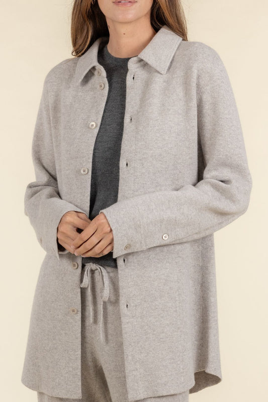 CASHMERE SHIRT JACKET