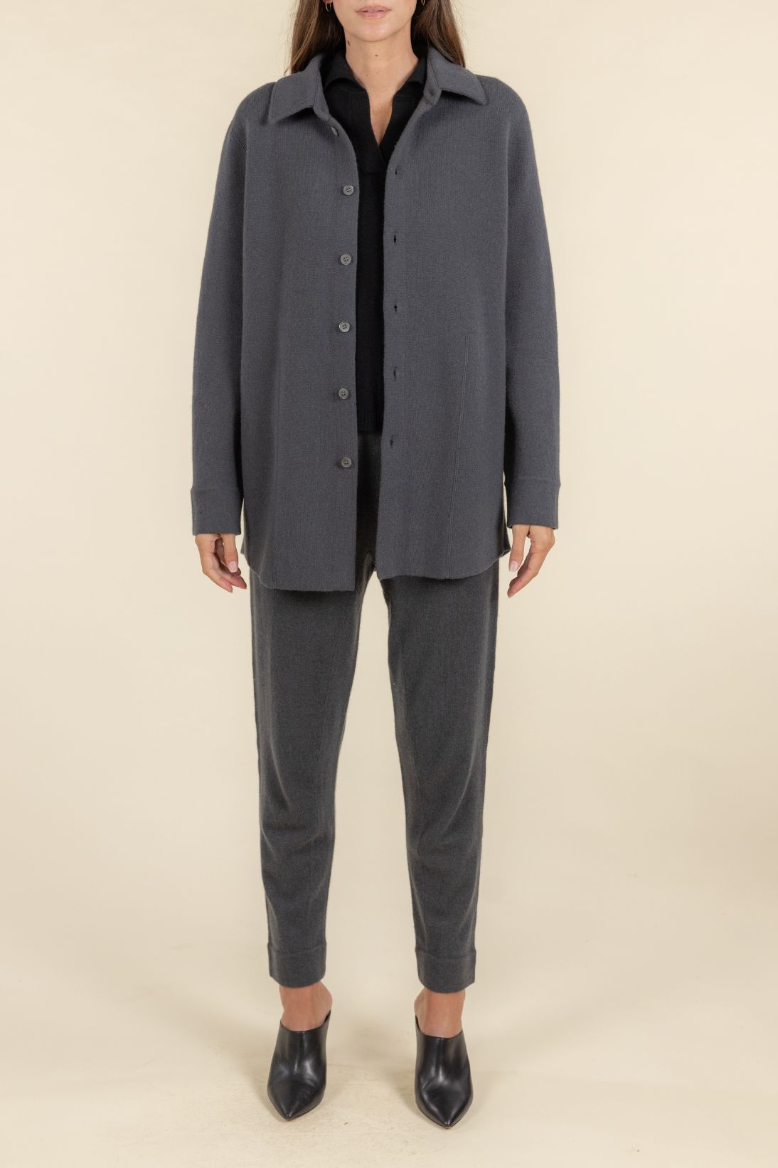 CASHMERE SHIRT JACKET