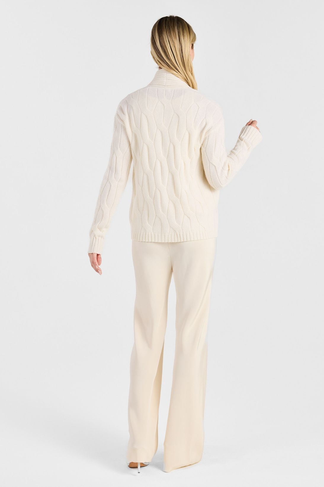 SHAWL CABLE CARDIGAN