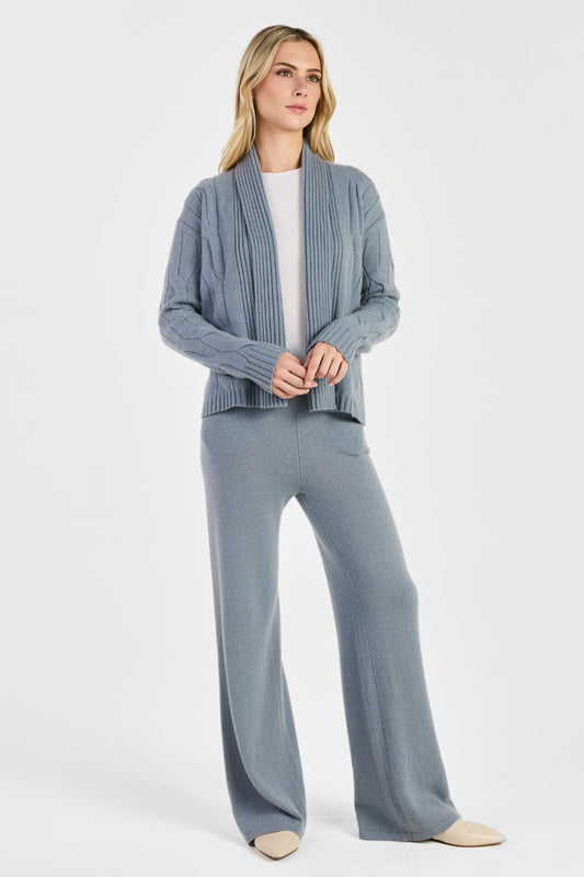 SHAWL CABLE CARDIGAN