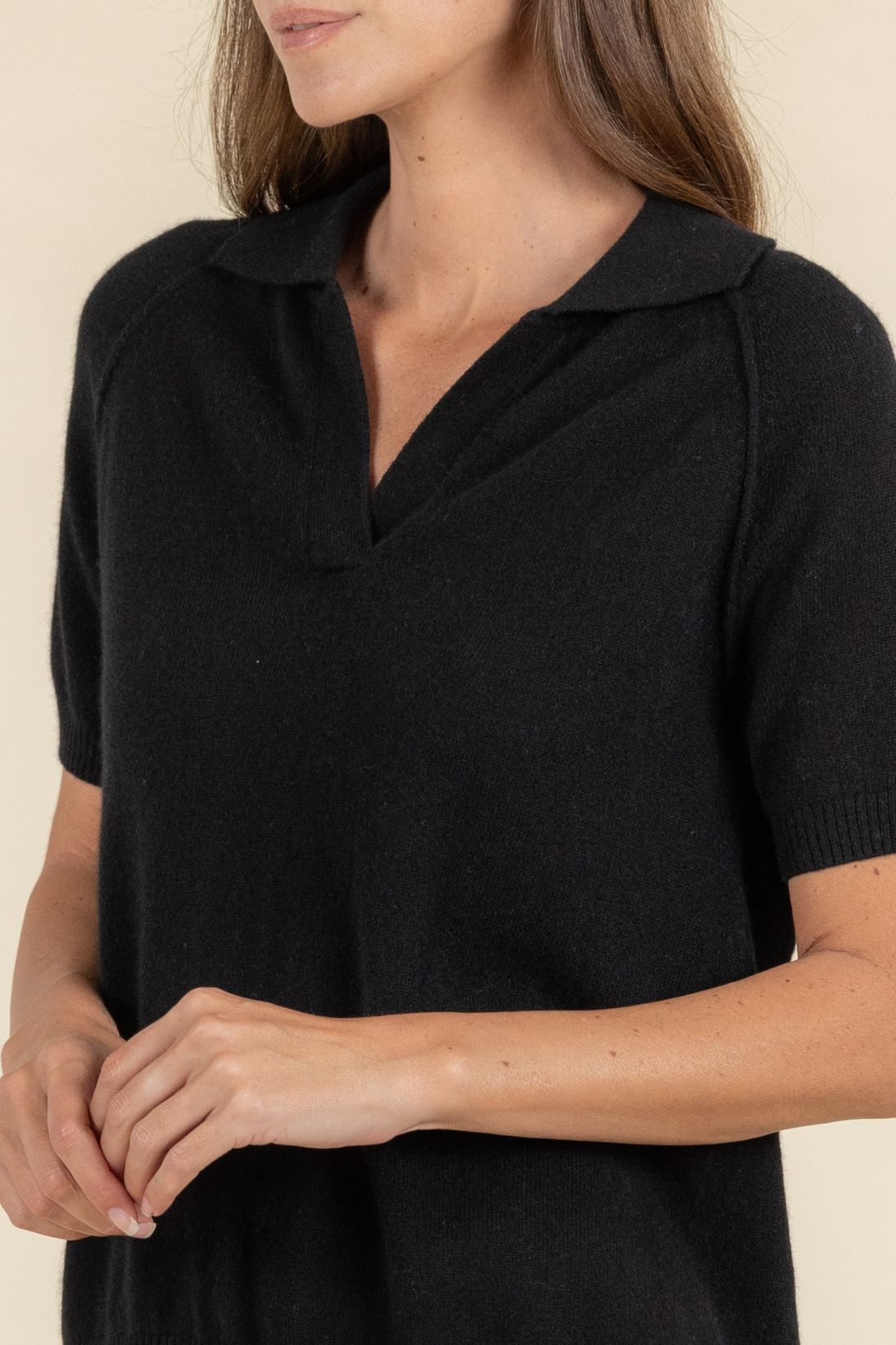 SHORT SLEEVE POLO TOP