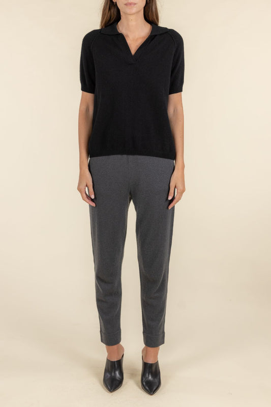 SHORT SLEEVE POLO TOP