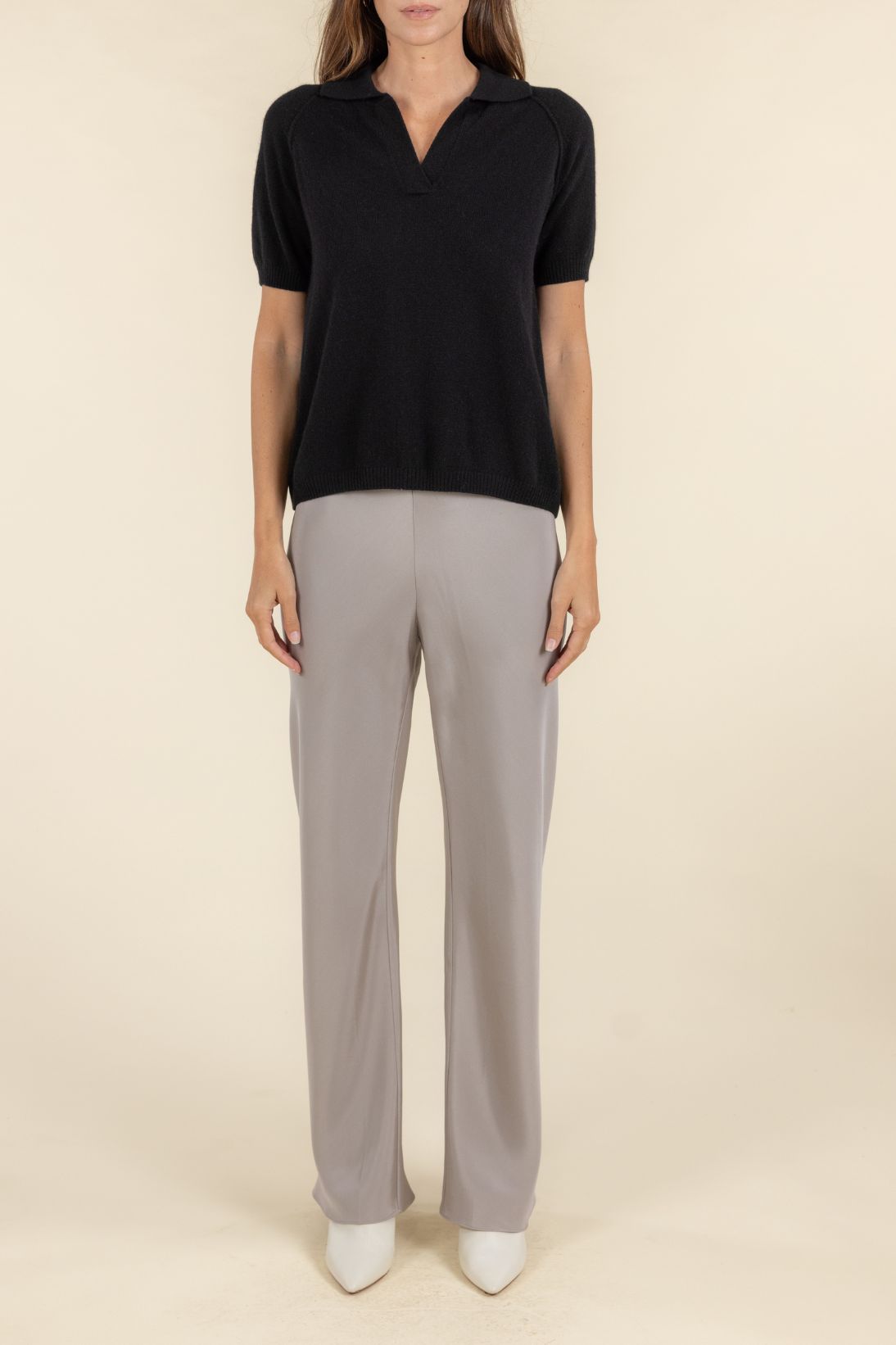 SHORT SLEEVE POLO TOP