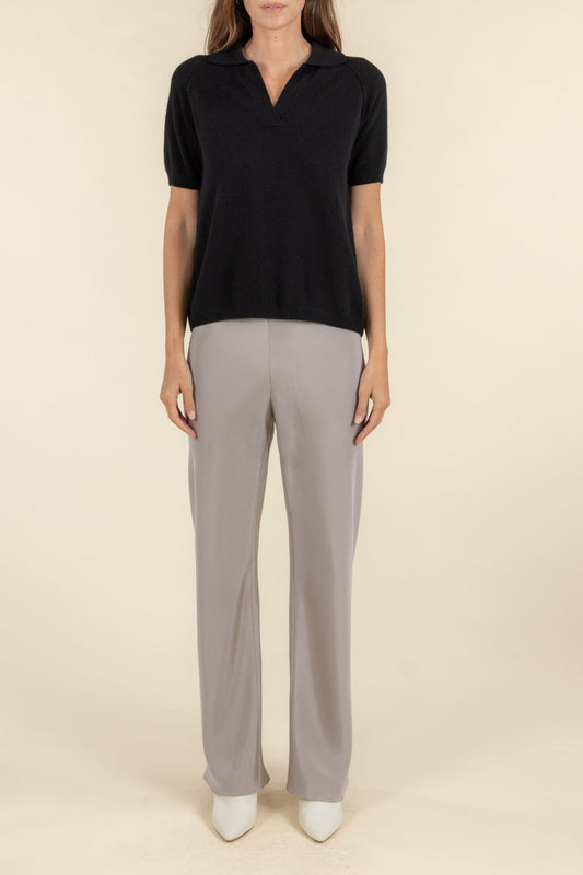 SHORT SLEEVE POLO TOP