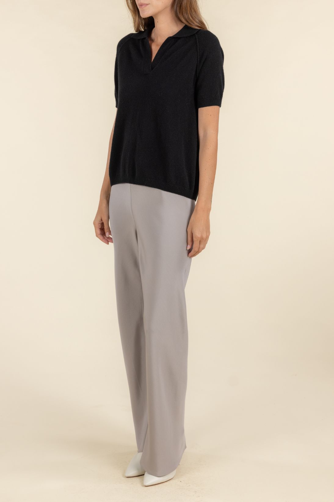 SHORT SLEEVE POLO TOP