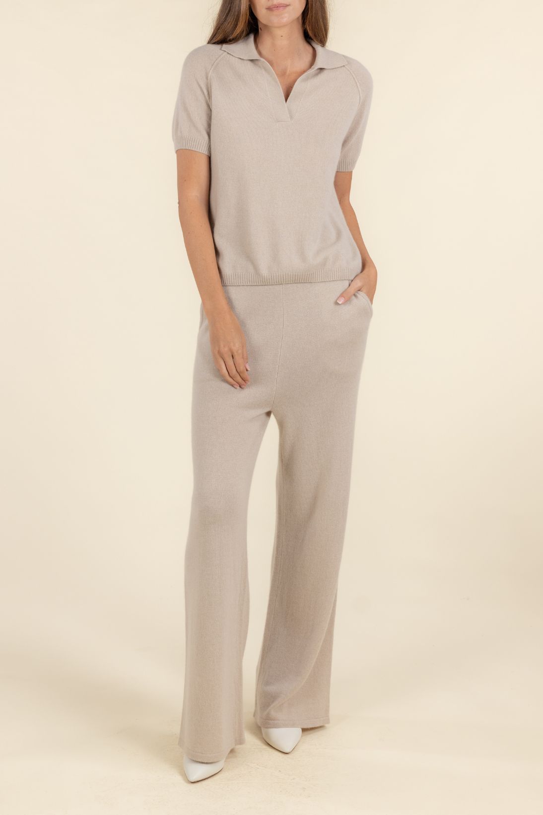 SHORT SLEEVE POLO TOP