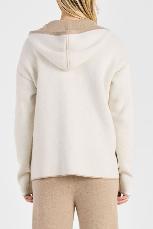 REVERSIBLE FULL-ZIP HOODIE