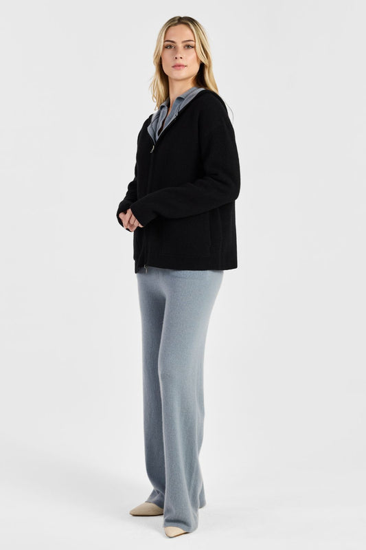 REVERSIBLE FULL-ZIP HOODIE