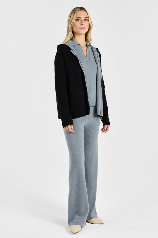 REVERSIBLE FULL-ZIP HOODIE