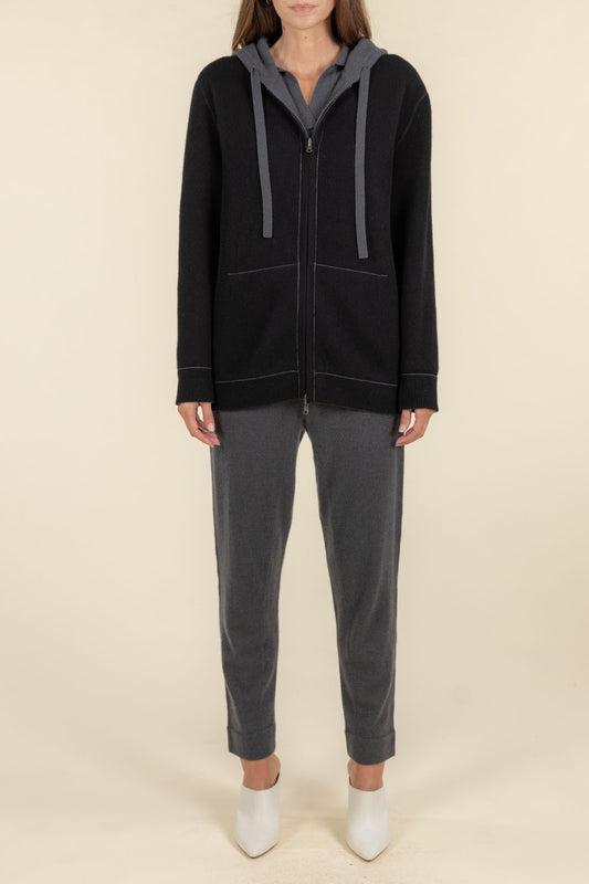 REVERSIBLE FULL ZIP HOODIE