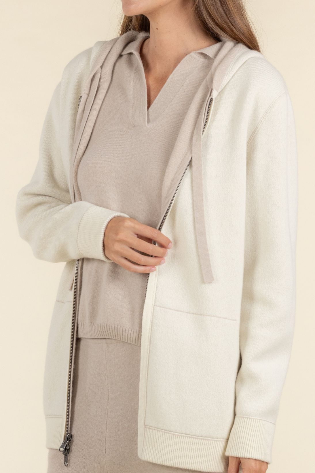 REVERSIBLE FULL ZIP HOODIE