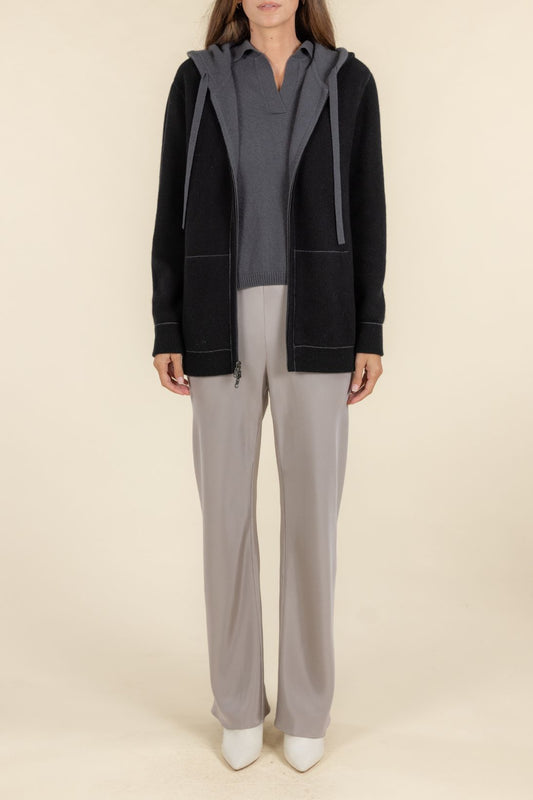 REVERSIBLE FULL ZIP HOODIE