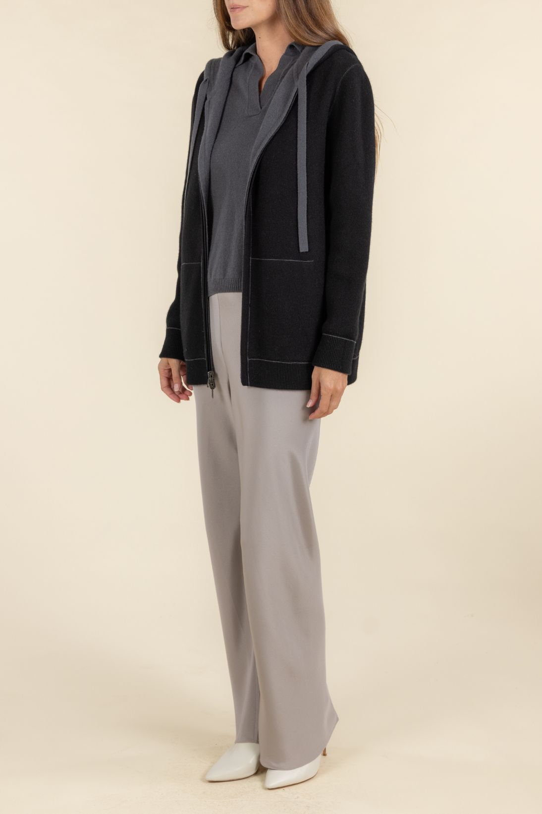 REVERSIBLE FULL ZIP HOODIE