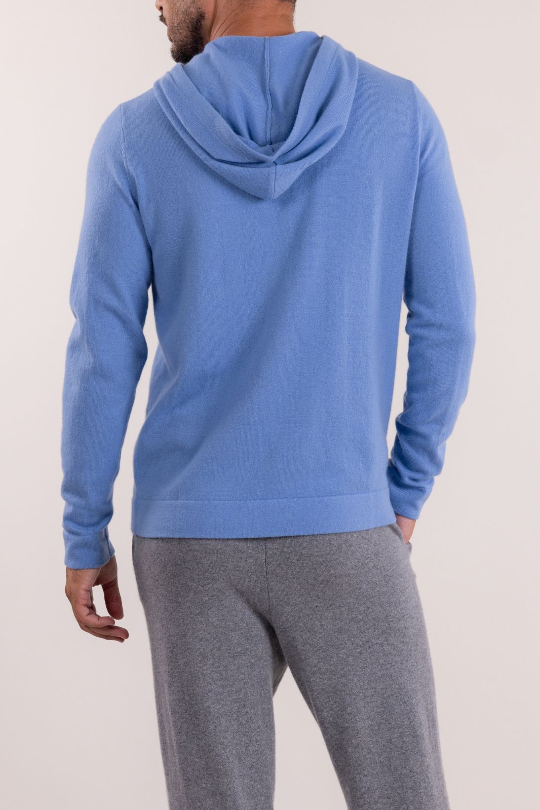 SUSTAINABLE CASHMERE HOODIE PULLOVER