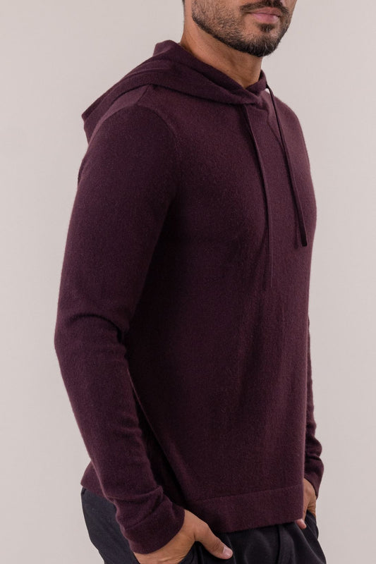 SUSTAINABLE CASHMERE HOODIE PULLOVER