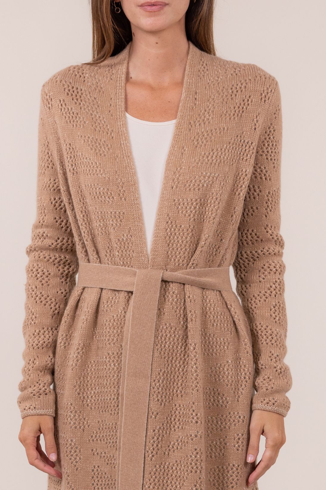 FANCY MESH CARDIGAN