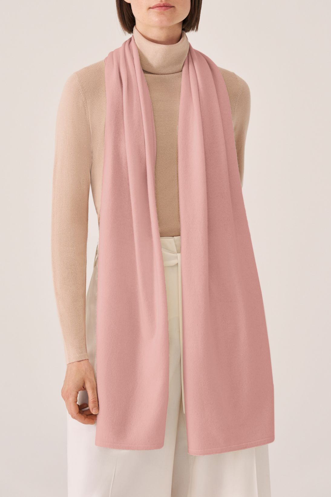 CASHMERE JERSEY SCARF