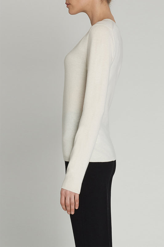 CASHMERE SHAPED V-NECK