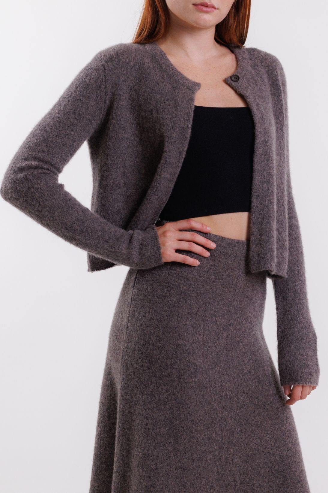 BOUCLE CARDIGAN TOP