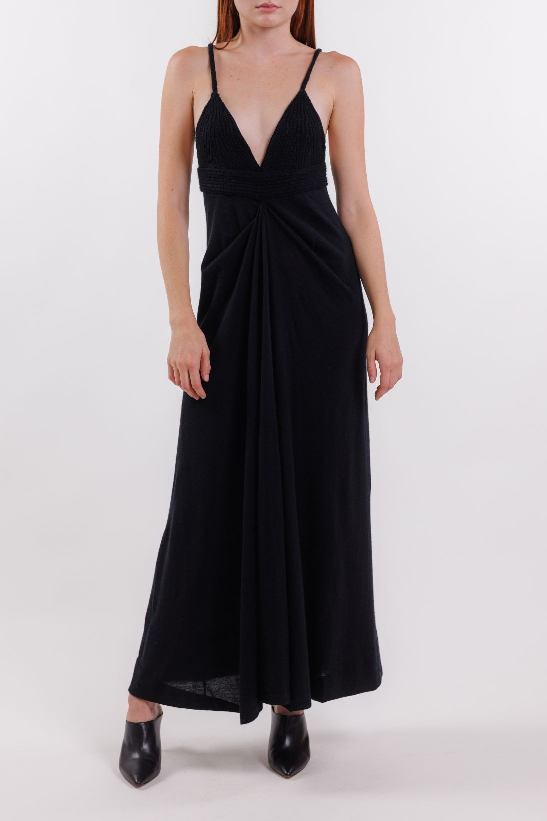 DRAPE FRONT DRESS