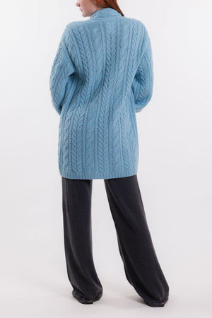 CABLE OPEN CARDIGAN