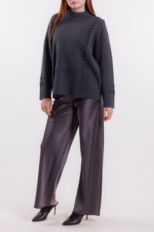 CROSS STITCH DOLMAN TOP