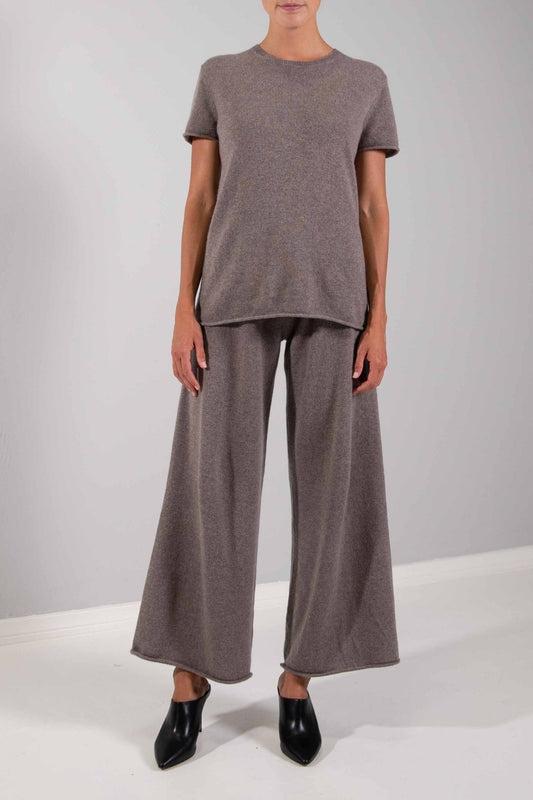 RECYCLED CASHMERE SHORT SLEEVE TEE