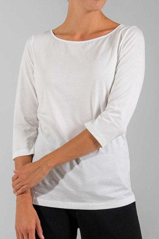 3/4 SLEEVE BOATNECK