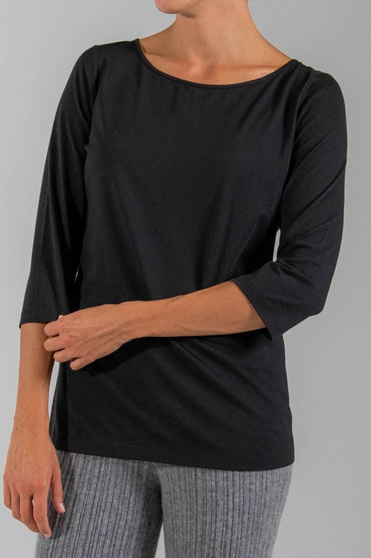 3/4 SLEEVE BOATNECK