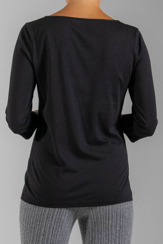 3/4 SLEEVE BOATNECK