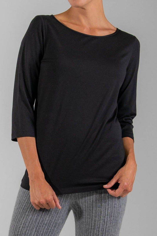 3/4 SLEEVE BOATNECK