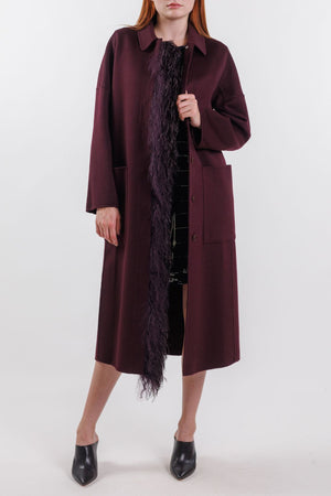 OVERCOAT WITH PATCH POCKETS