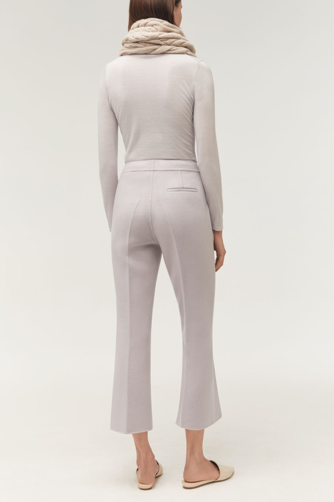 CROPPED PANT WITH A-LINE HEM