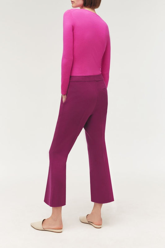 CROPPED PANT WITH A-LINE HEM