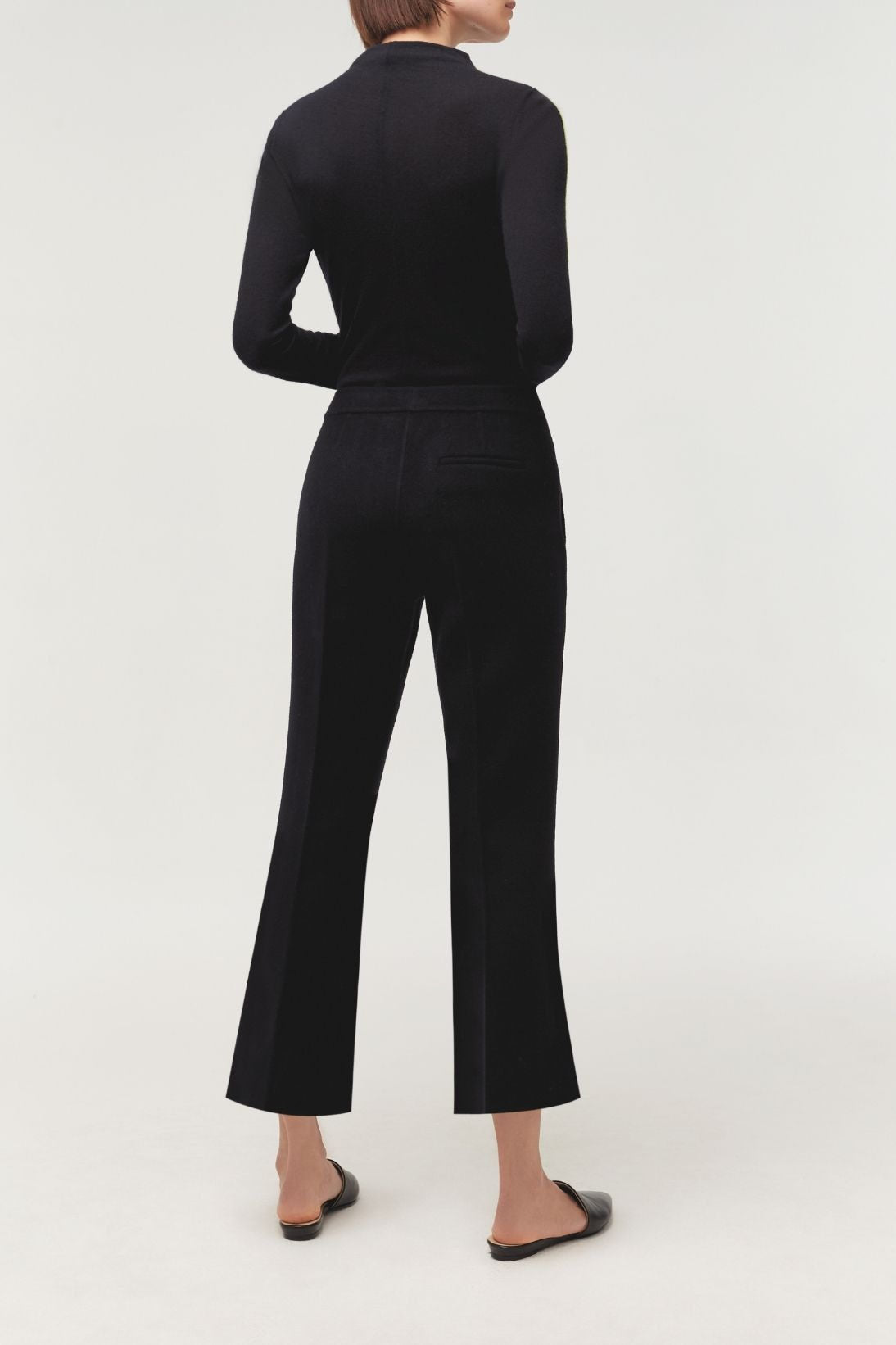 CROPPED PANT W/ A-LINE HEM