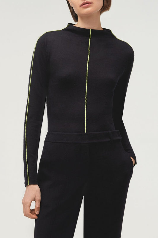 SHINE FRAME L/S MOCKNECK