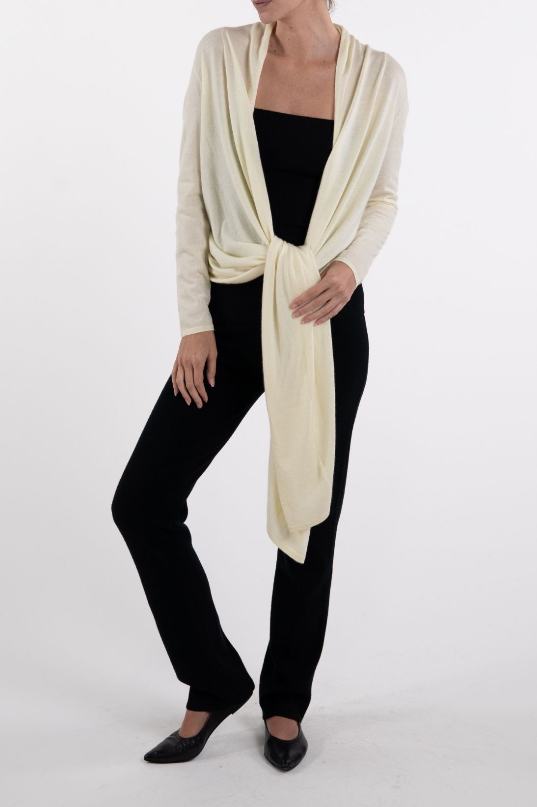 CASHMERE WRAP CARDIGAN