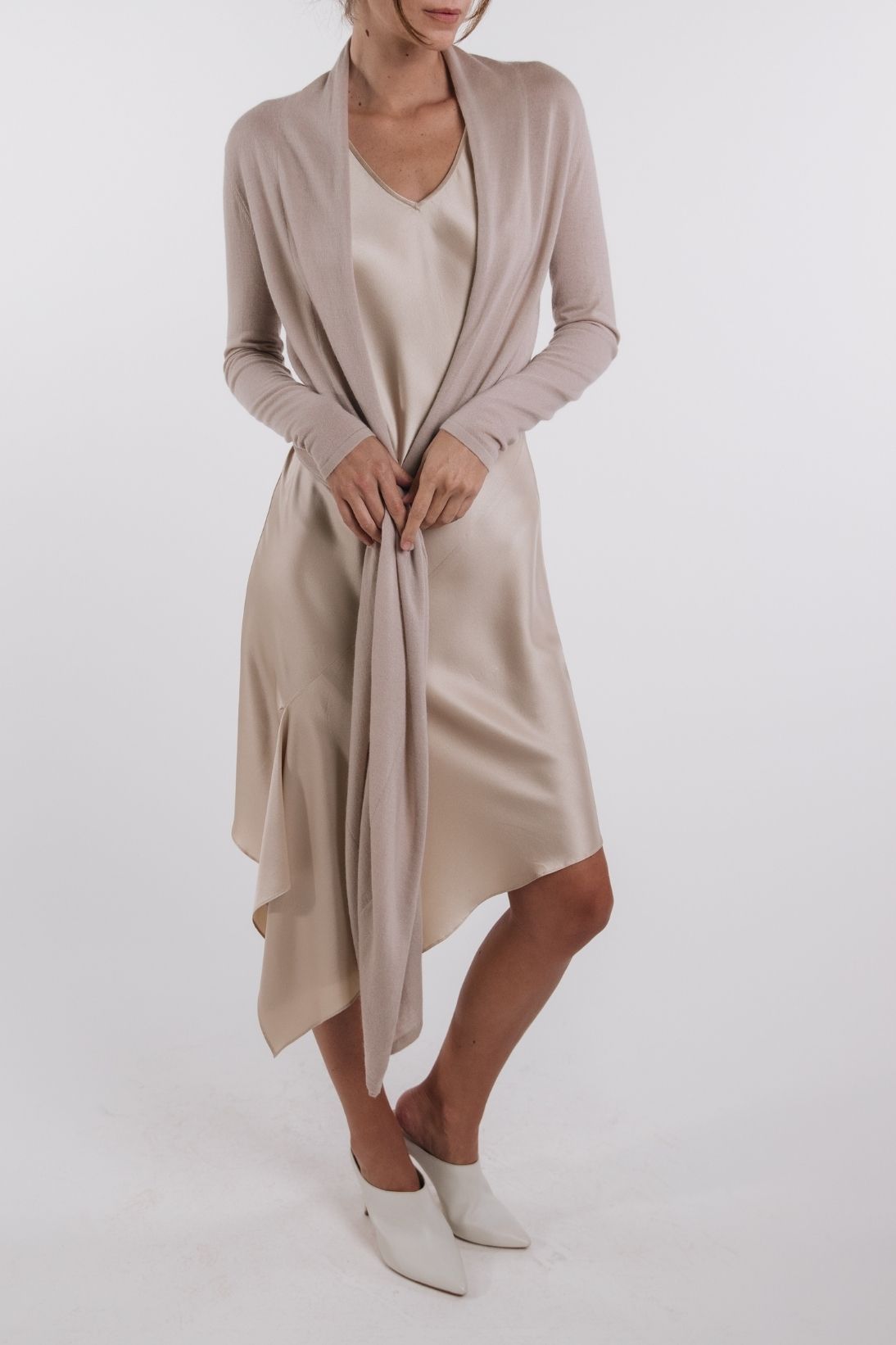 CASHMERE WRAP CARDIGAN