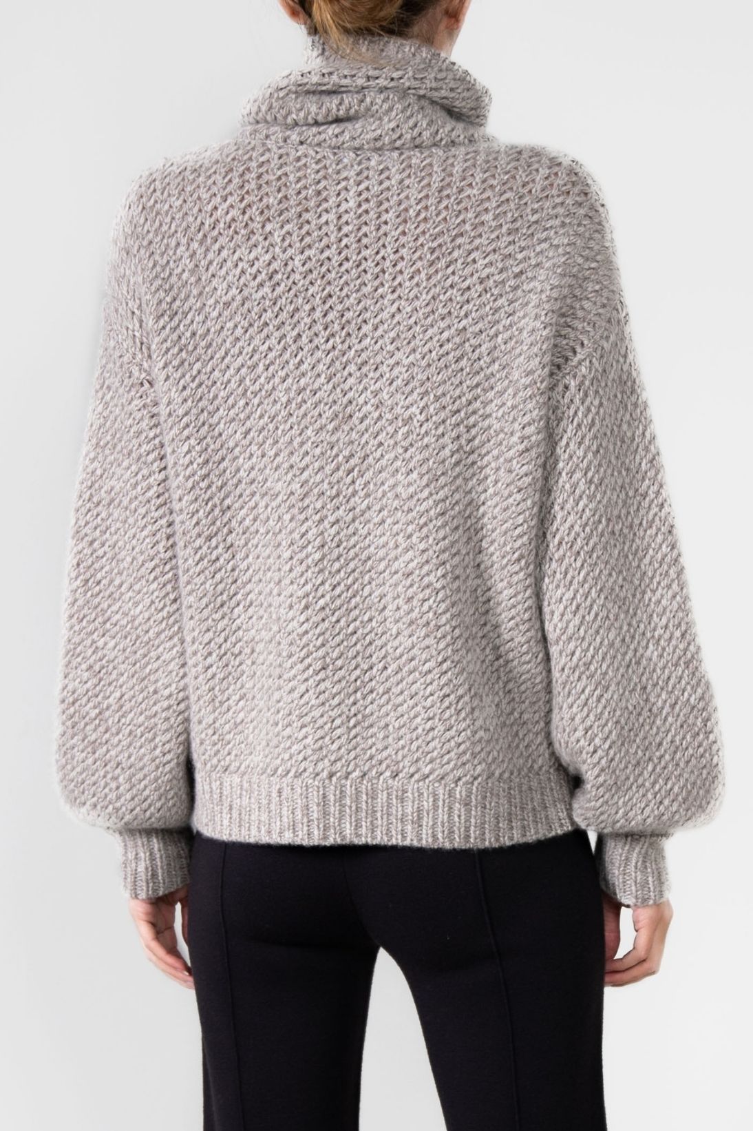 BI-COLOR CHUNKY LUXE TURTLENECK