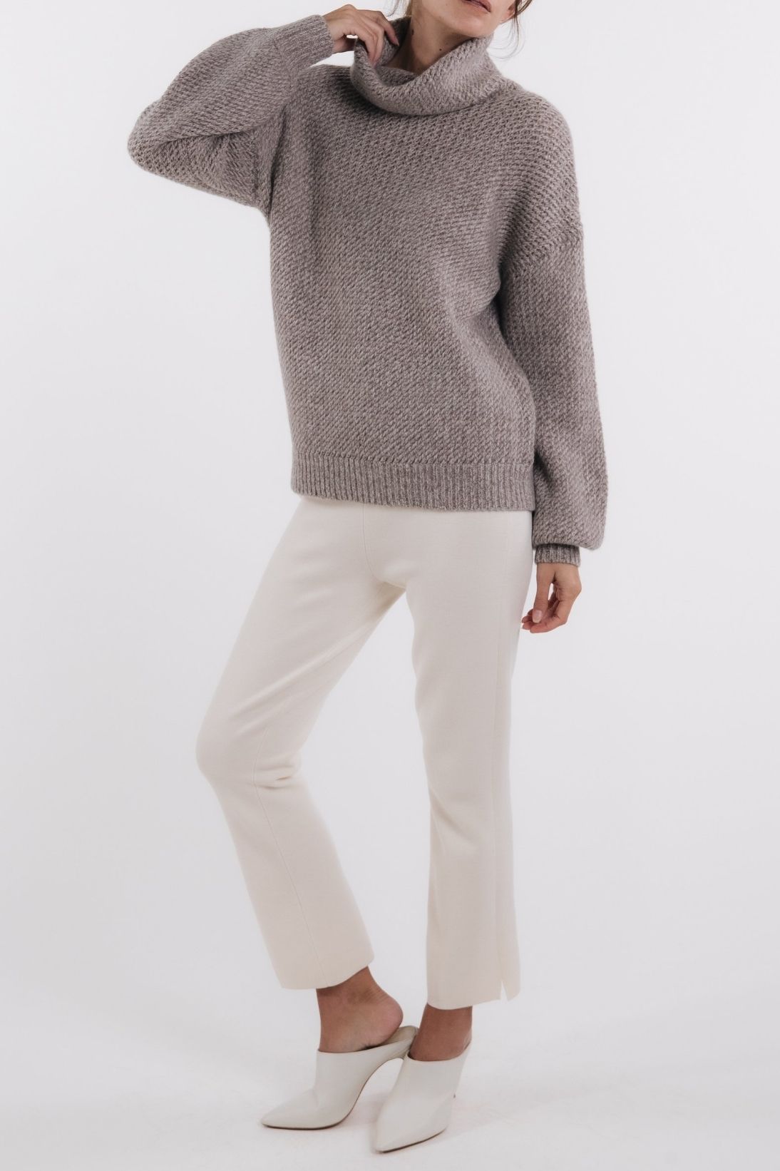 BI-COLOR CHUNKY LUXE TURTLENECK