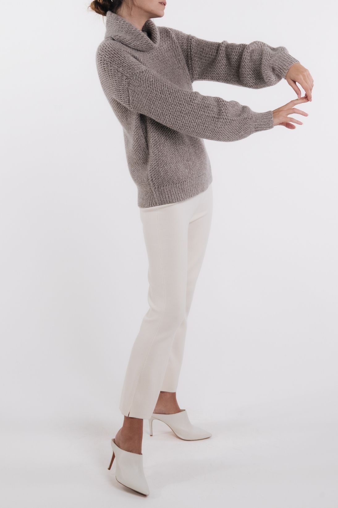 BI-COLOR CHUNKY LUXE TURTLENECK