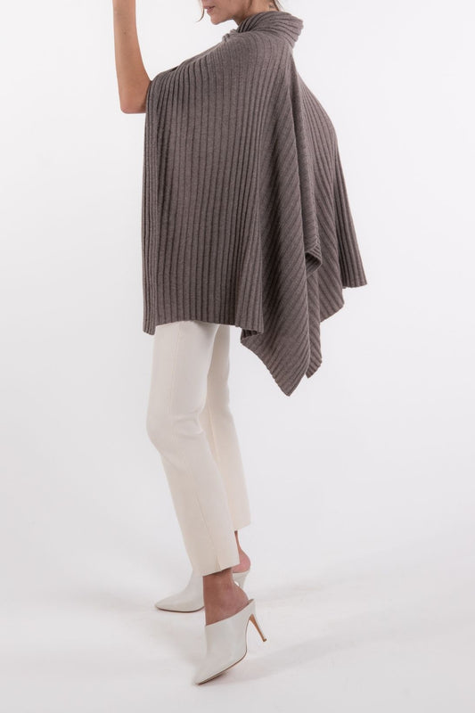 RIBBED CAPE
