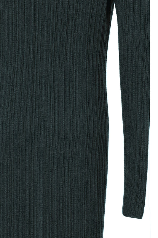 VARIATED RIB LONG CARDIGAN