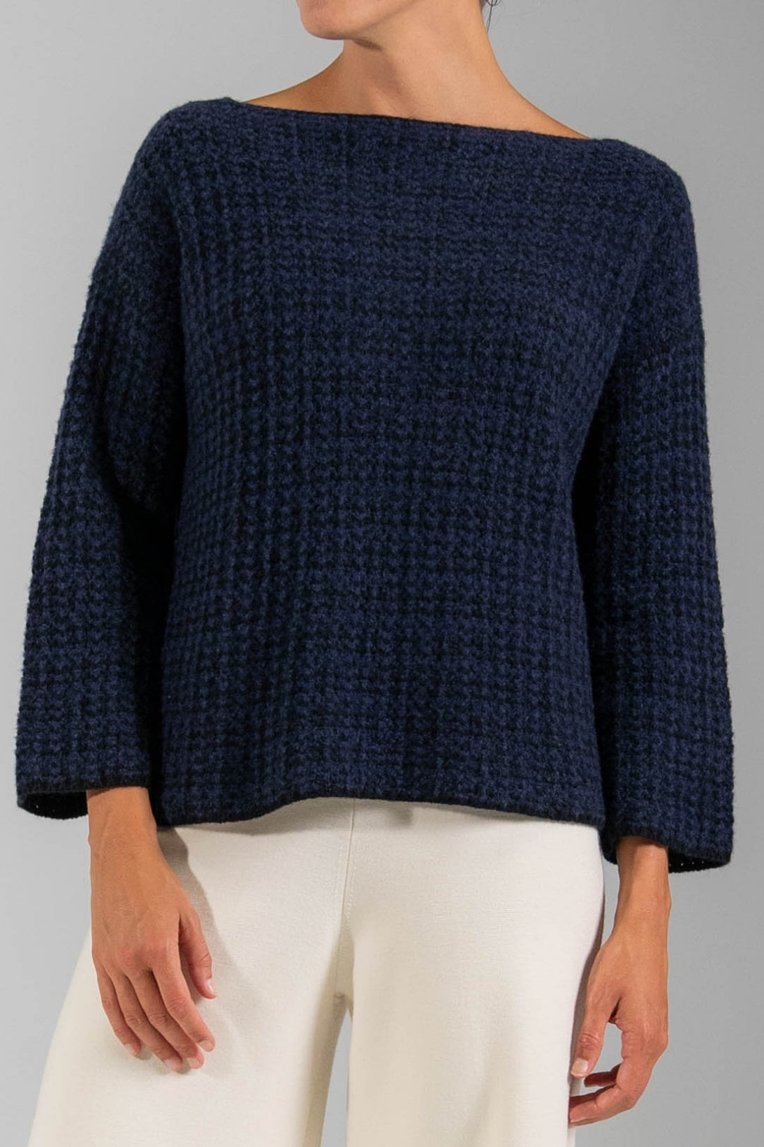 Women's chunky cloud rib sweater