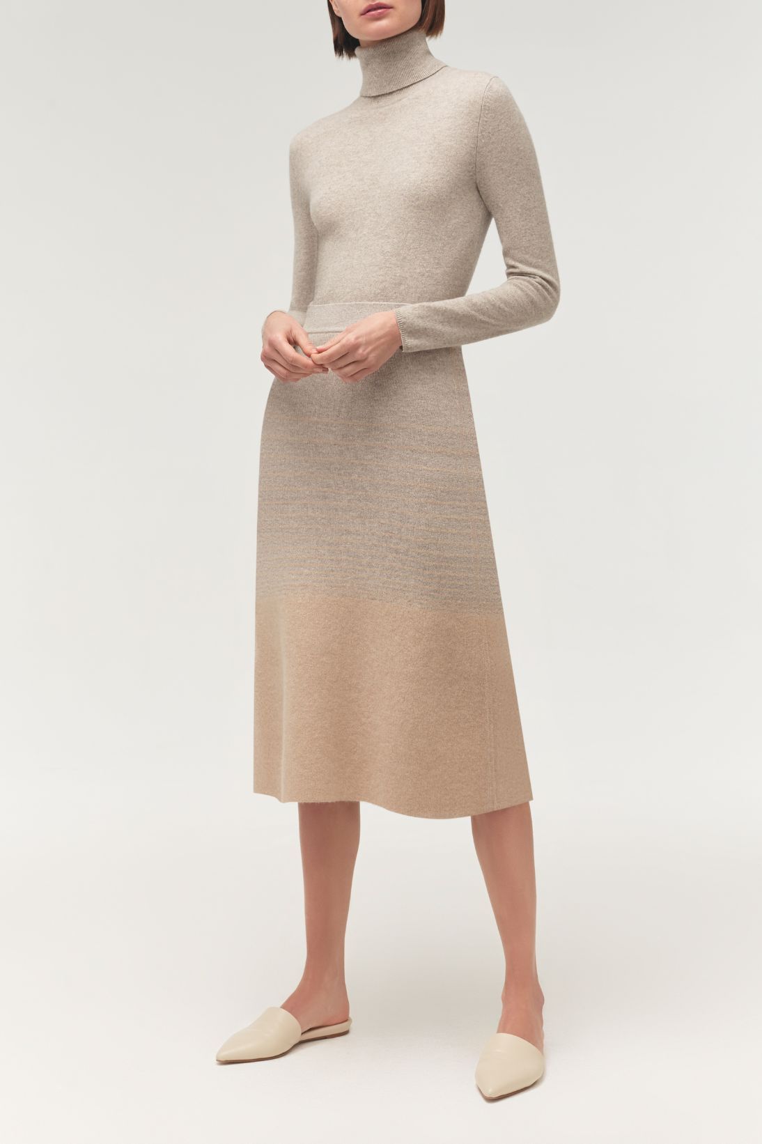 DOUBLE KNIT A-LINE SKIRT