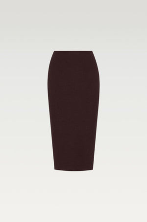 CASHMERE SKIRT WITH SLIT