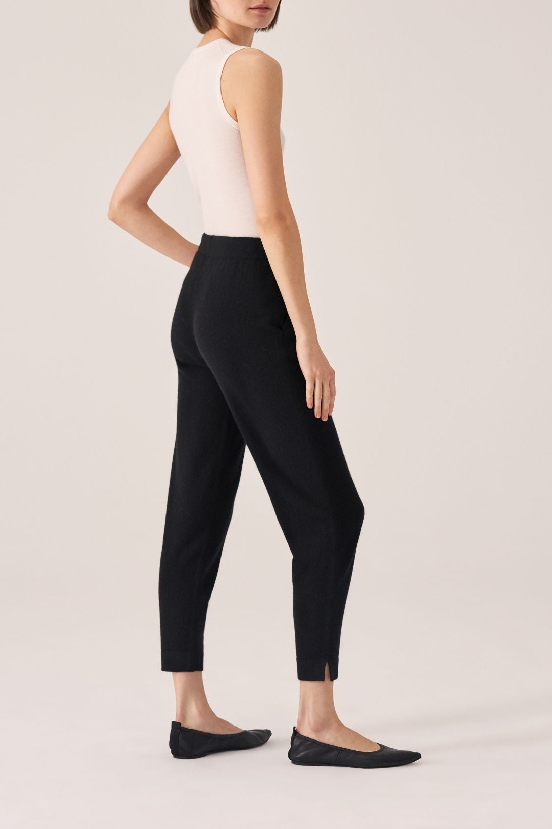 CASHMERE CROPPED JOGGER