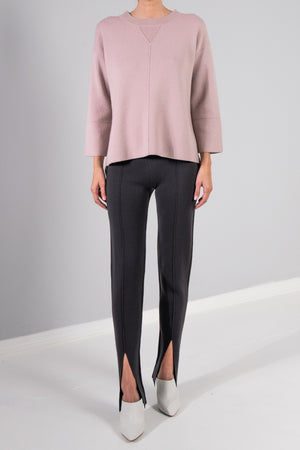 SLIM PANT WITH FRONT SLIT